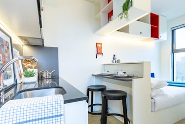 Deluxe Studio at Spring Mews, Tinworth Street, Vauxhall, London, SE115EL - Image 7